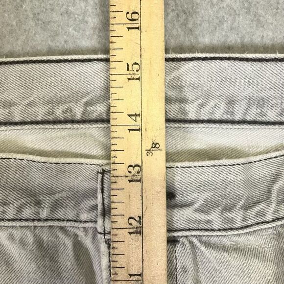 Levi's 501 Men's Size 42x30 Gray Straight Leg Jeans Relaxed - Picture 14 of 16